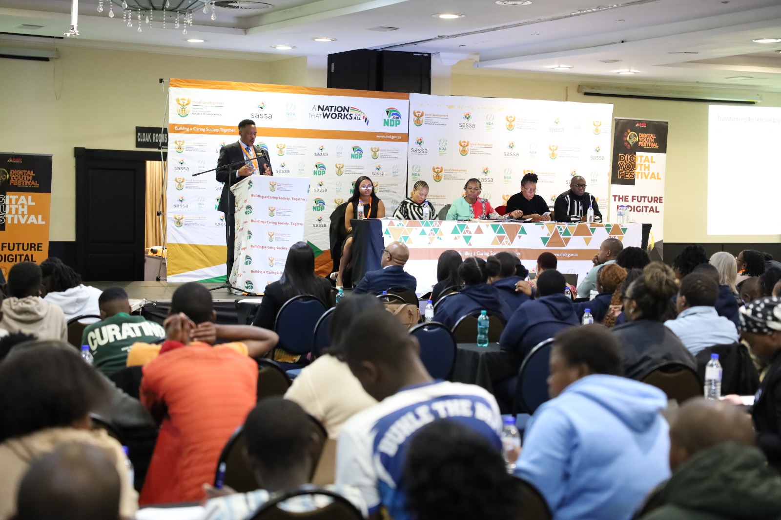 Full audience at the Digital Youth Festival